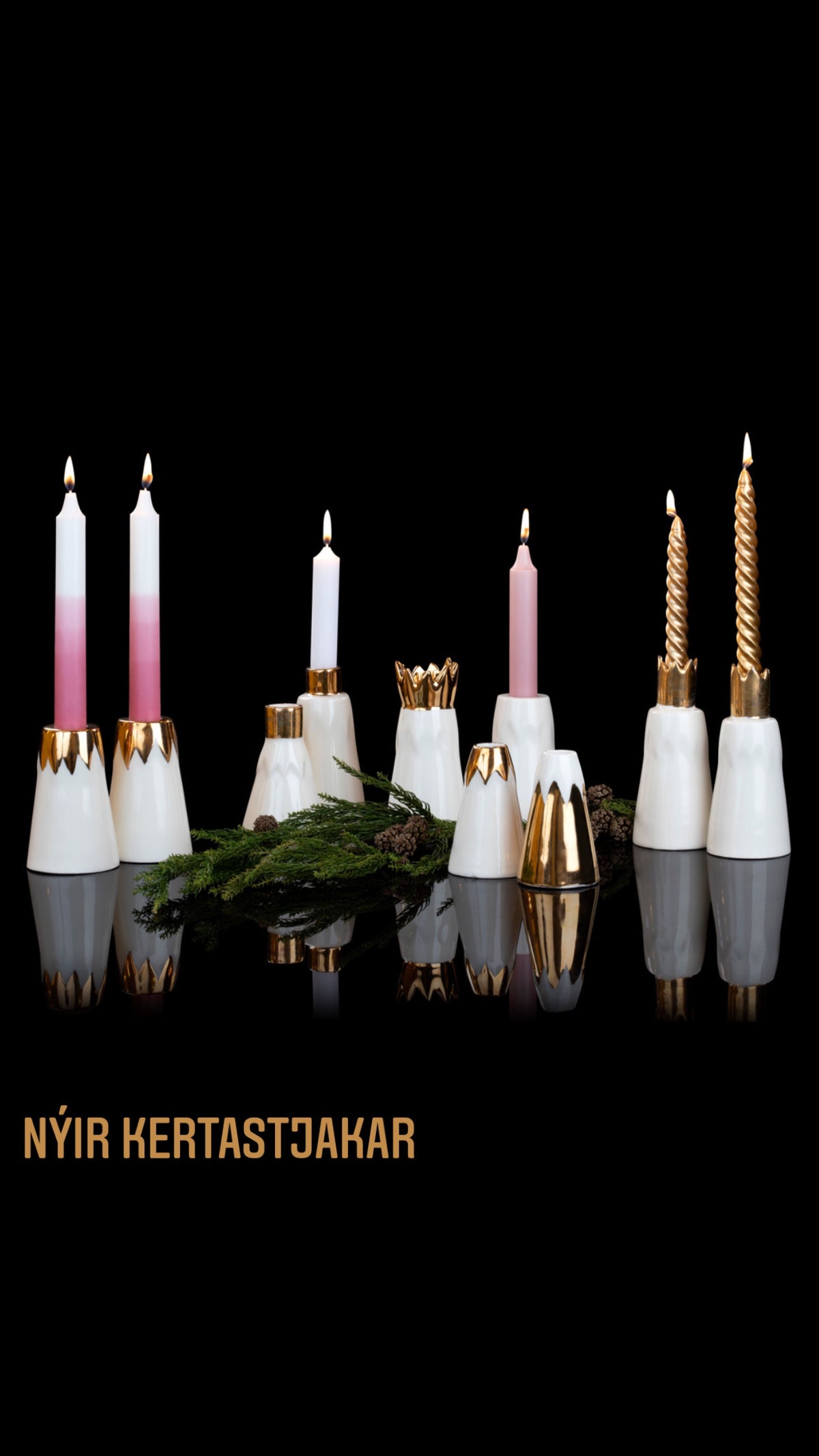 Mountain queen - Candleholder - New in / Fjalladrottning - Kertastjaki - Ný Vara
