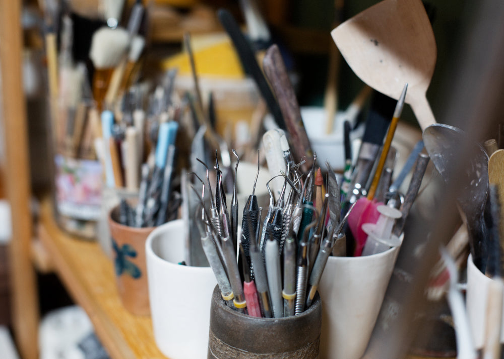 Innlit í vinnustofu Katrínar