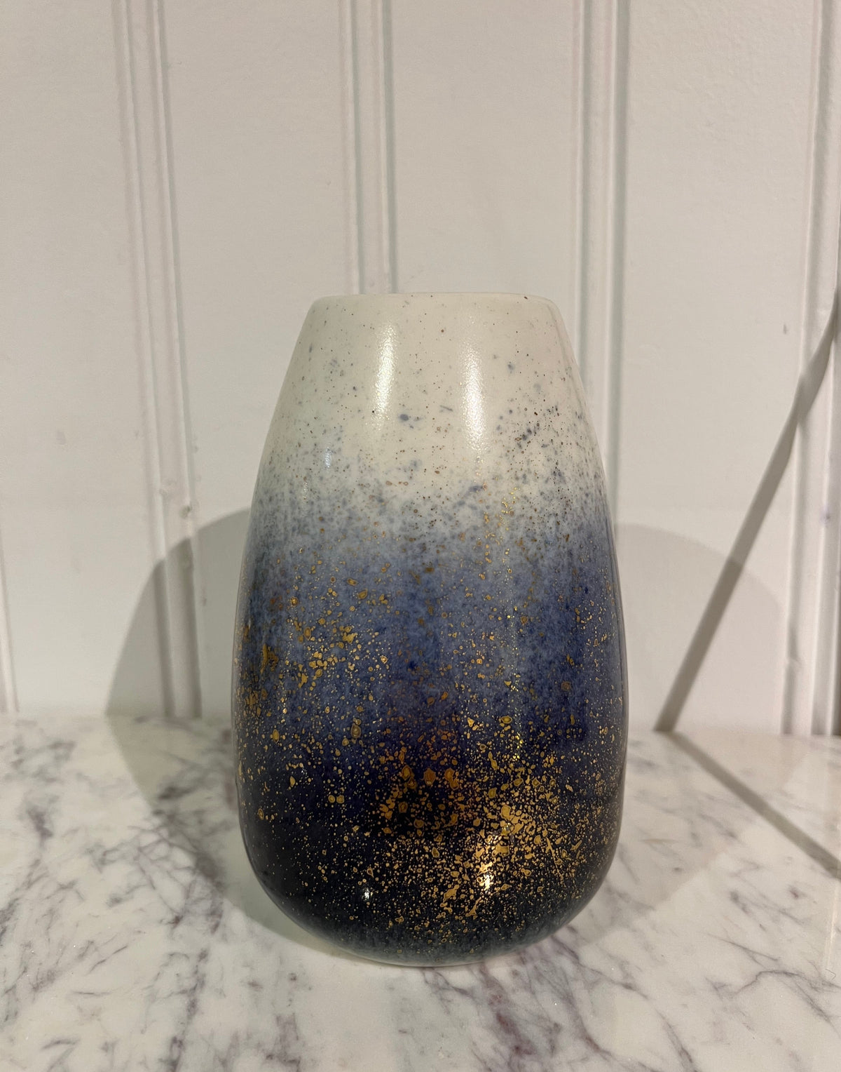 Goldvase  - Size XL / blue and gold New in