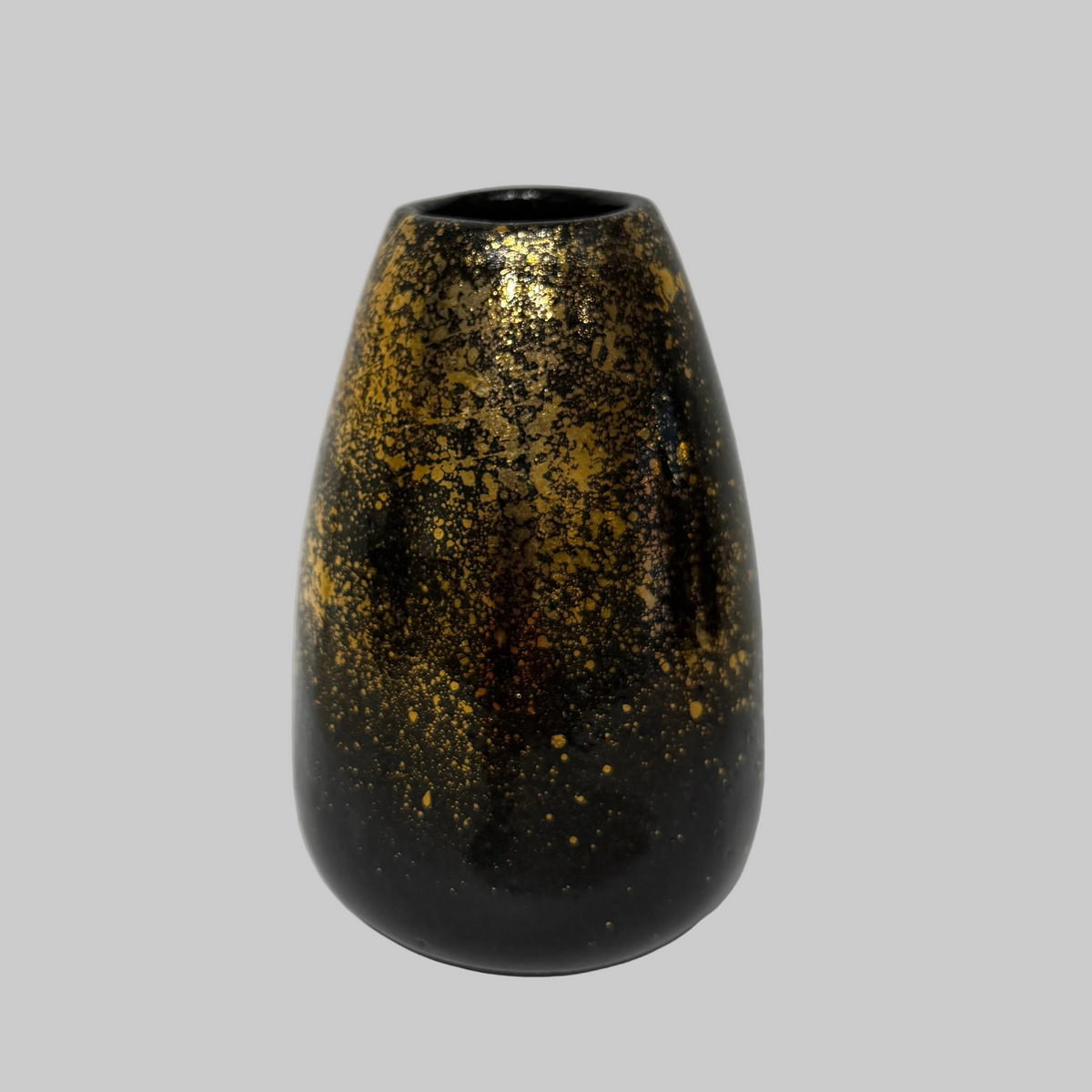 BLACKCLAY VASE with gold Size S / NEW IN