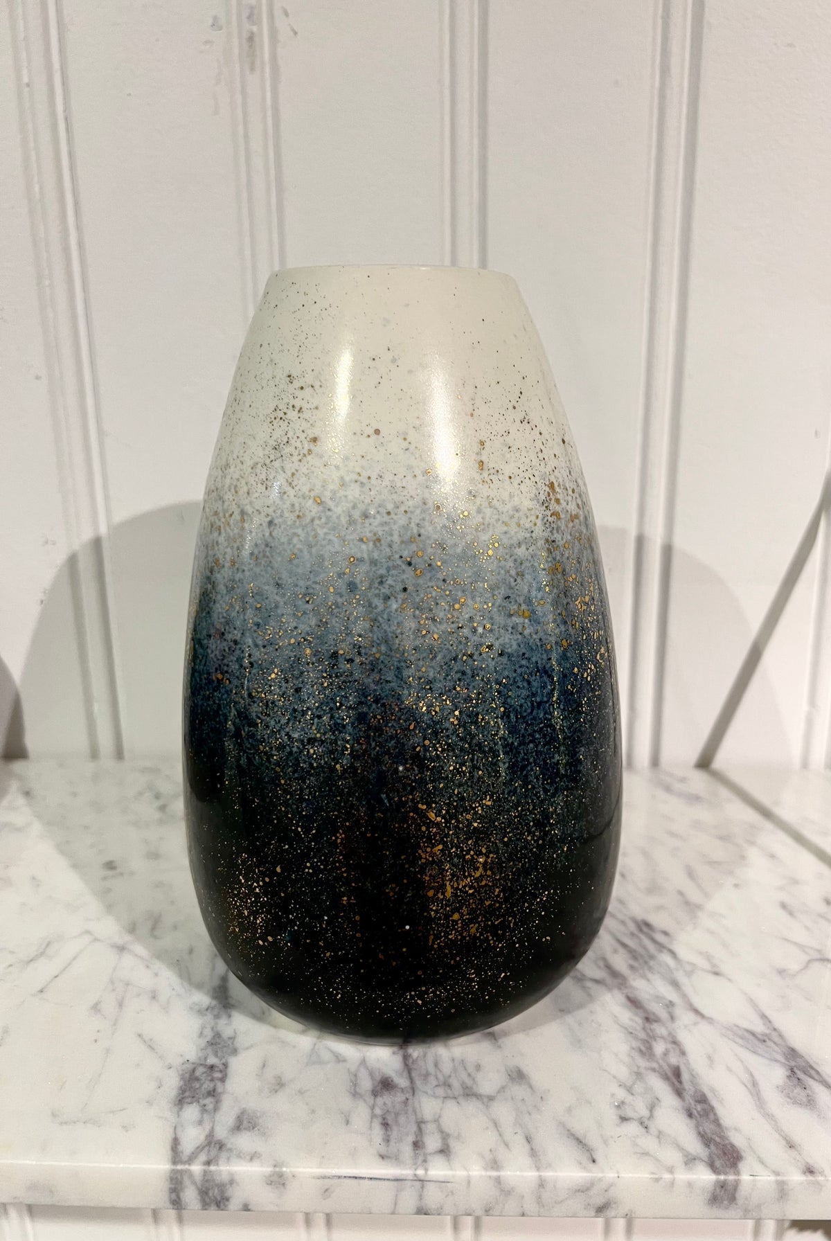 Goldvase  - Size XL / blue and gold New in