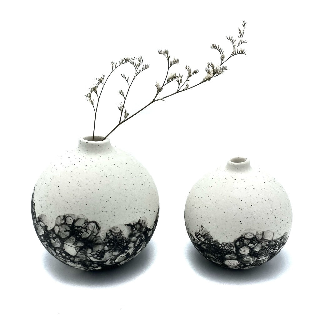 Kaolin - Litluhlutirlífsins - vasi - hraun