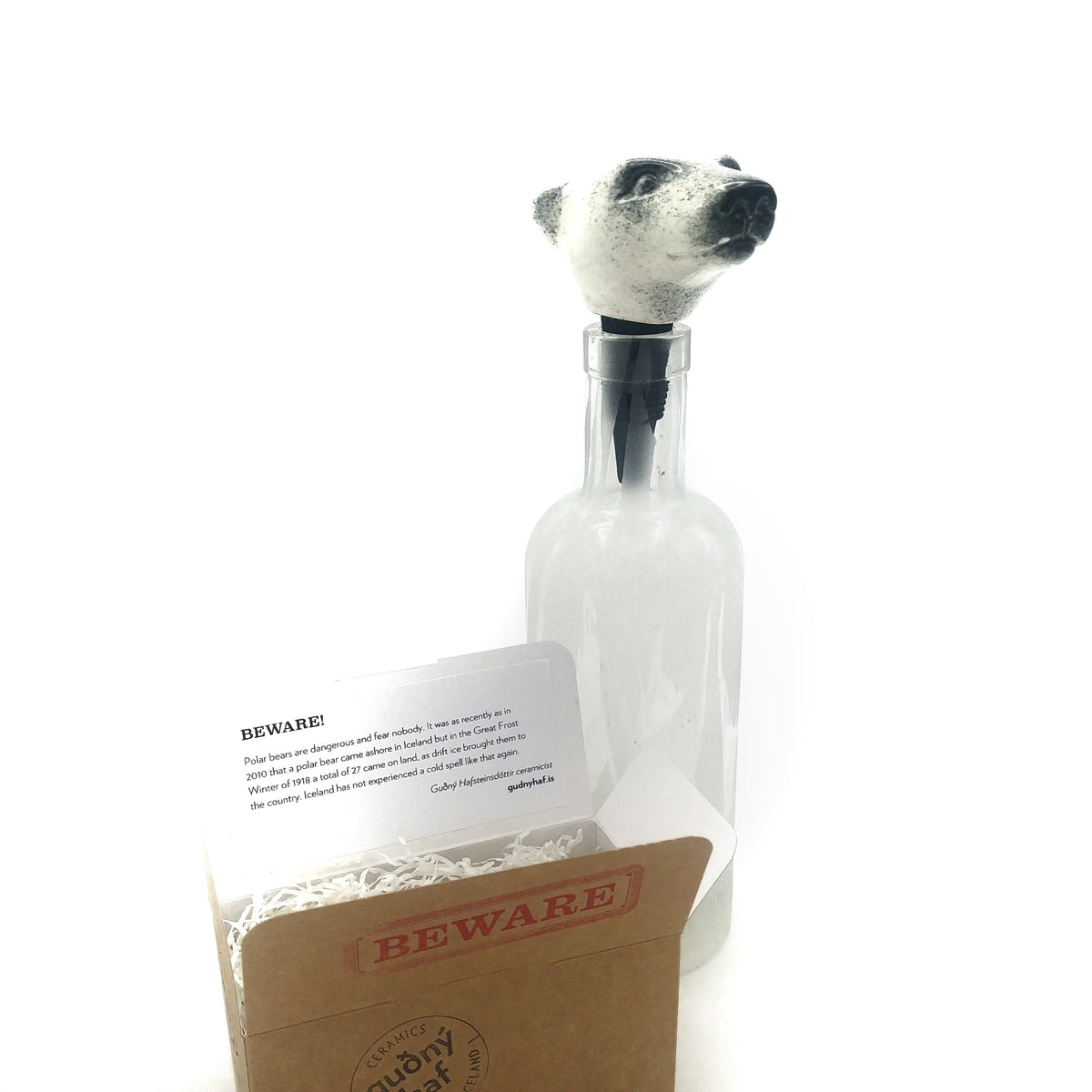 Bottlestopper - Polar bear / Ísbjörn