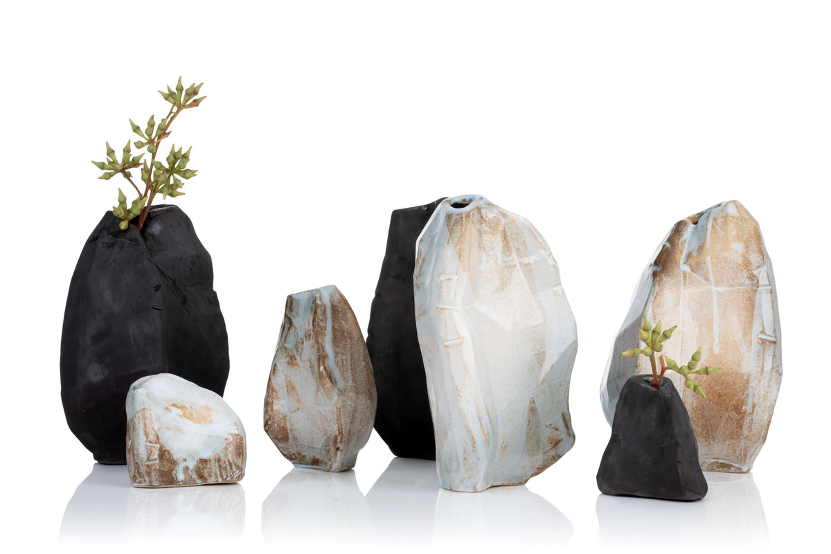Drangar/Cliff, Sculptural vases,medium