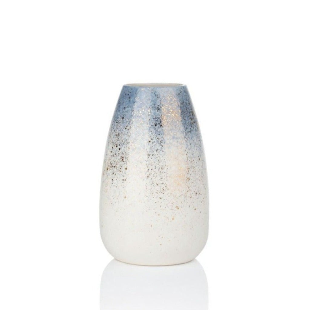 Golden vase, Light Blue - Size L / Gullvasi, Ljósblár